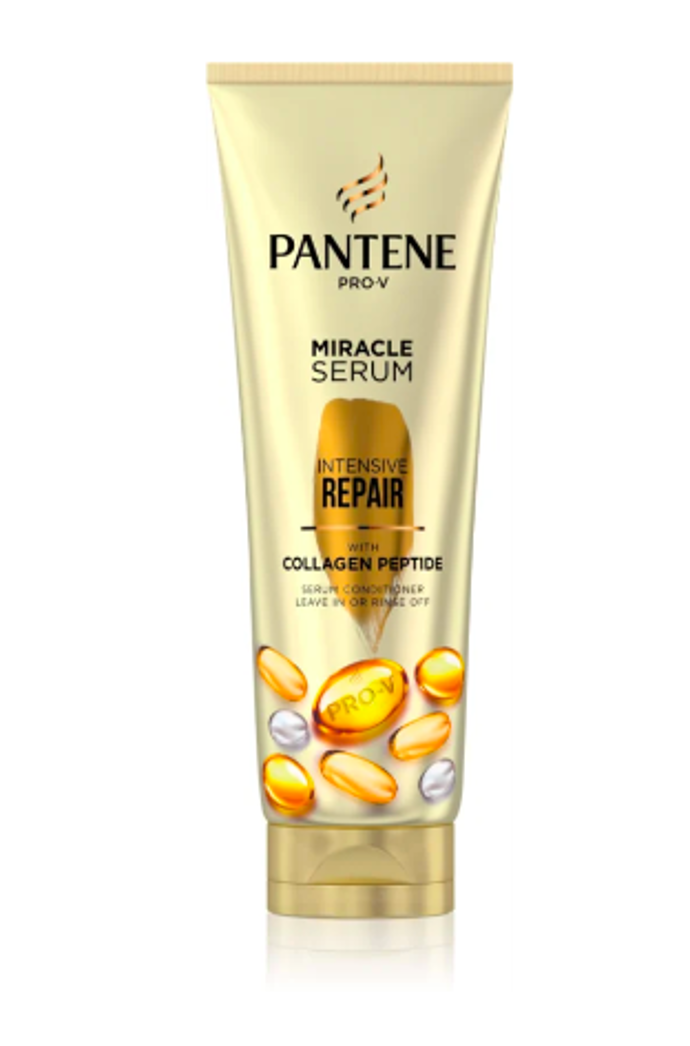 Kondicionér pro suché a poškozené vlasy Miracle Serum Intensive Repair, Pantene

Cena: 150 Kč (200 ml), 75,00 Kč (100 ml)
