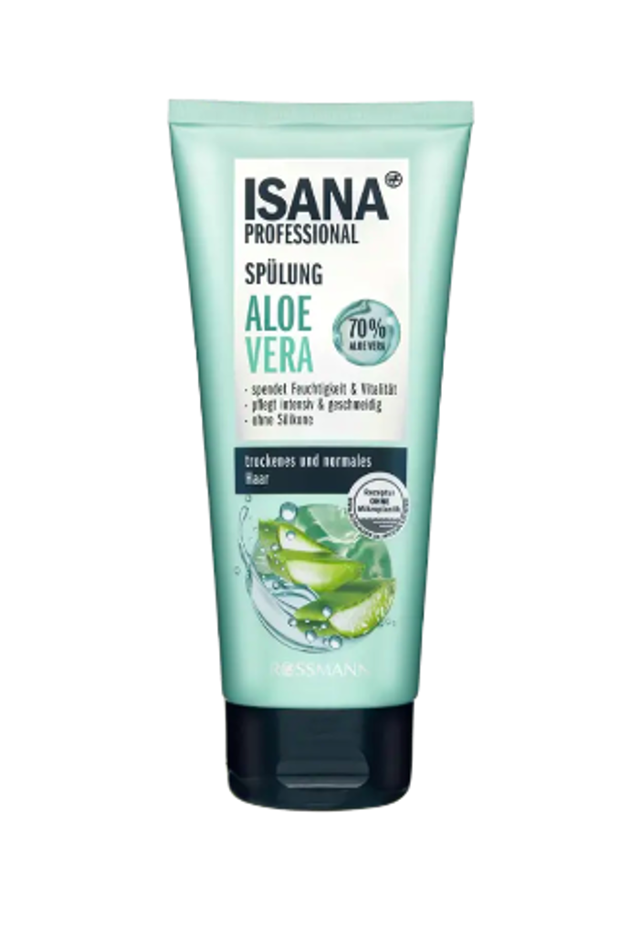 Balzám na vlasy Aloe Vera, ISANA Professional

Cena: 49,90 Kč (200 ml),  24.95 Kč (100 ml)

 
