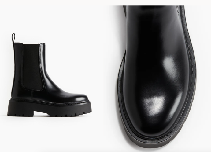 Robustní boty chelsea, ve třech barvách, H&M, 839 Kč
