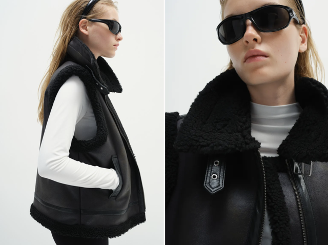 Vesta s plyšovou podšívkou, tři barvy, H&M, 1 199 Kč
