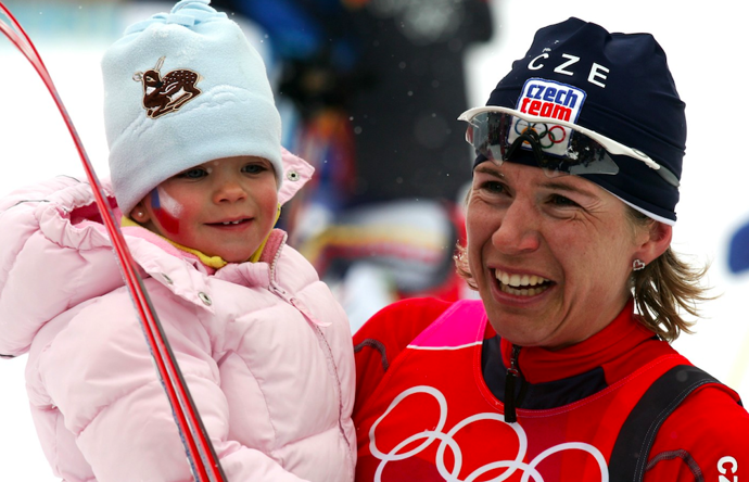 Kateřina na legendárním snímku s dcerou Kačenkou
Kateřina na legendárním snímku s dcerou Kačenkou
