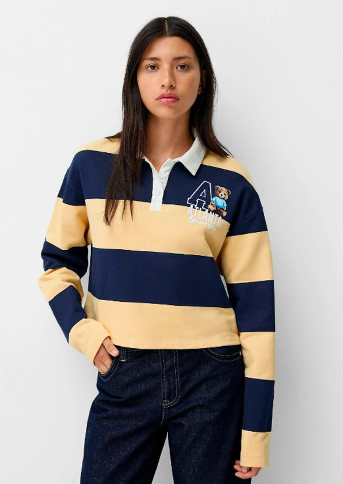 Ragby tričko, Bershka, 699 Kč
