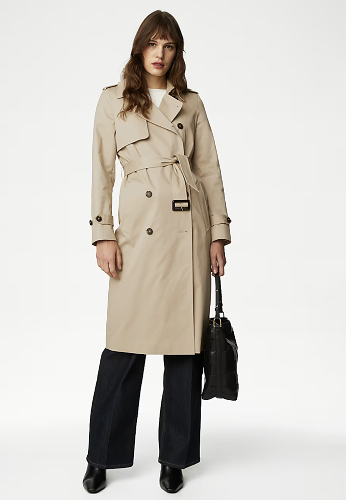 Dvouřadý trenčkot z kolekce Petite, Marks & Spencer, 2 899 Kč
