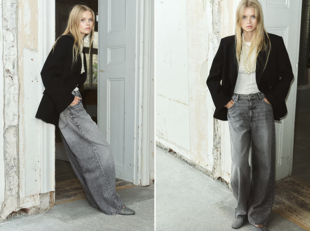 Barrel Regular Jeans, různé barvy, H&M, 719 Kč
