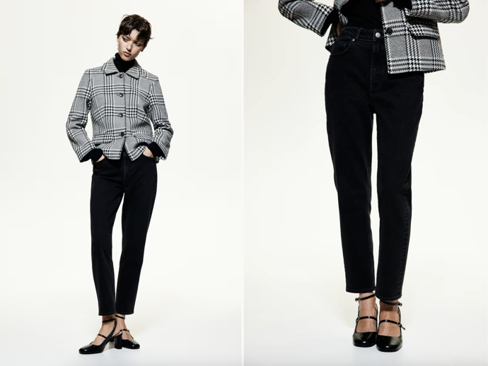 Slim Mom High Ankle Jeans, různé barvy, H&M, 479 Kč
