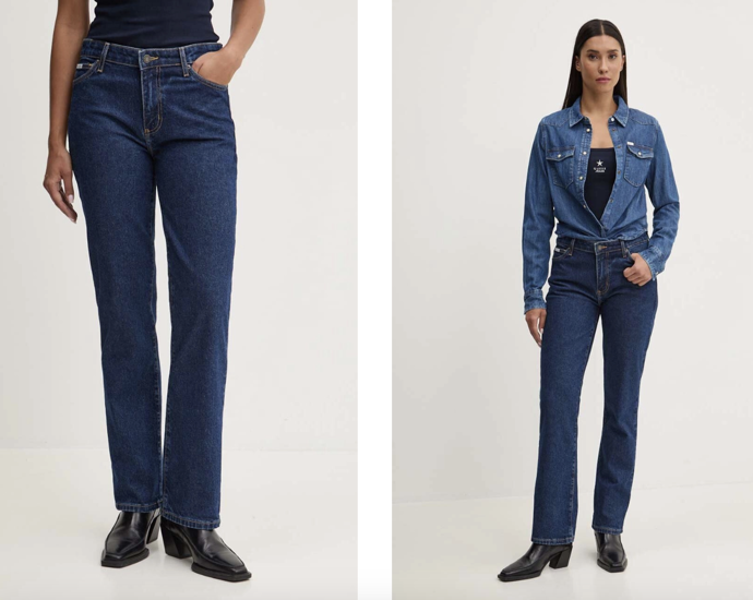 Džíny Guess Jeans dámské, medium waist, Glami, 1 599 Kč
