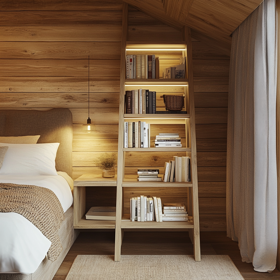 Dřevěné štafle jsou udržitelným řešením, které propojuje tradiční materiály s moderním designem.
