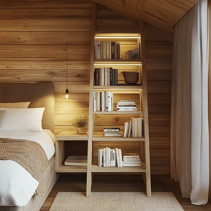 Dřevěné štafle jsou udržitelným řešením, které propojuje tradiční materiály s moderním designem.
