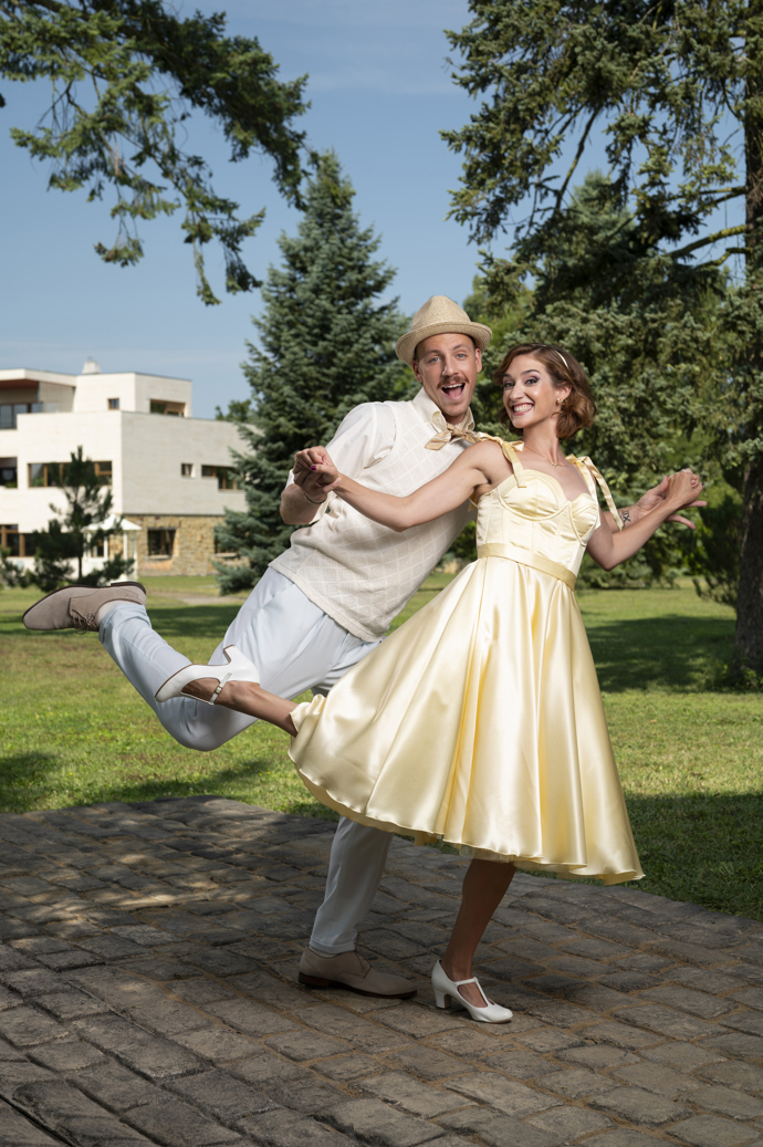 Herečka Marta Dancingerová a tanečník Martin Prágr
Herečka Marta Dancingerová a tanečník Martin Prágr