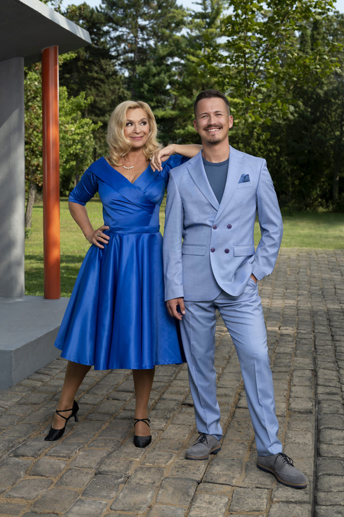 Herečka Jana Paulová a tanečník Robin Ondráček
Herečka Jana Paulová a tanečník Robin Ondráček