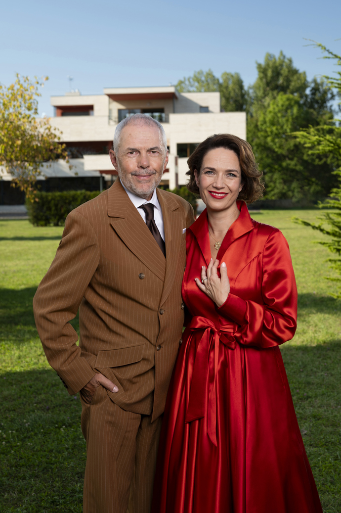 Moderátoři Tereza Kostková a Marek Eben
Moderátoři Tereza Kostková a Marek Eben