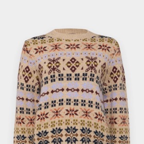 Svetr se severským vzorem, WEEKEND MaxMara, 6 500 Kč
