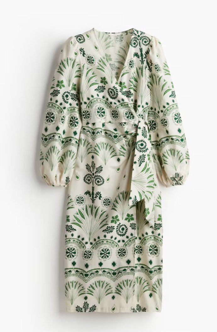 Bavlněné zavinovací šaty, H&M, 959 Kč
Bavlněné zavinovací šaty, H&M, 959 Kč
