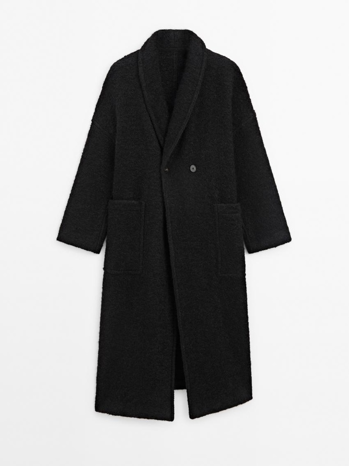 Silný chlupatý kabát z alpaky, Massimo Dutti, 14999 Kč
Silný chlupatý kabát z alpaky, Massimo Dutti, 14999 Kč