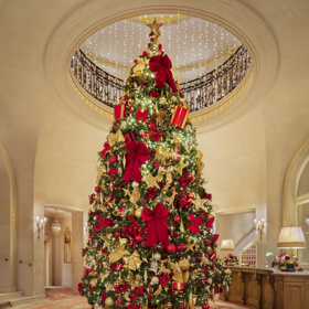 The Ritz London, jeden z nejikoničtějších hotelů světa, otevírá své brány pro hosty toužící po kouzelném prožití vánočních svátků. Velkolepé dekorace navržené Paulem Thomasem zdobí každé zákoutí hotelu, zatímco v lobby září osmimetrový vysoký vánoční strom. 
