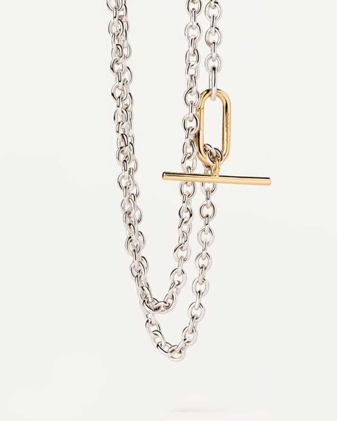Řetěz s provlečením Long Beat Chain Necklace, Pdpaola, 8750 Kč
