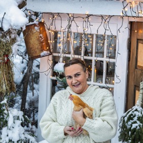 Zahradní domek jako z pohádky. 

