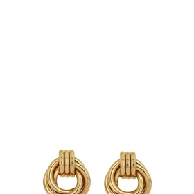 Náušnice uzly Triple Knot gold-tone earrings, Anine Bing, 239 eur
