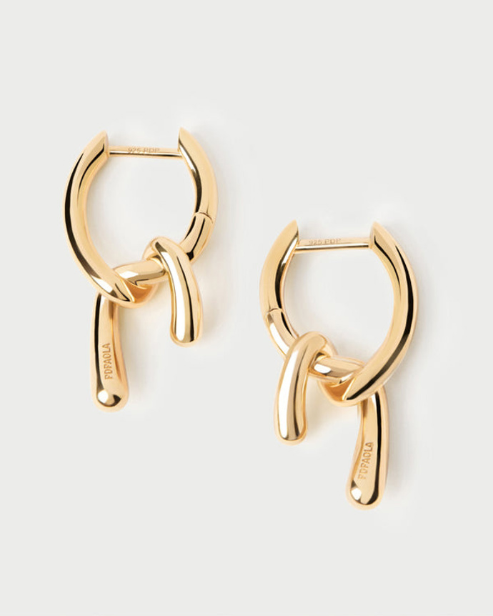 Propletené náušnice Mini Twist hoops, Pdpaola, 3800 Kč
