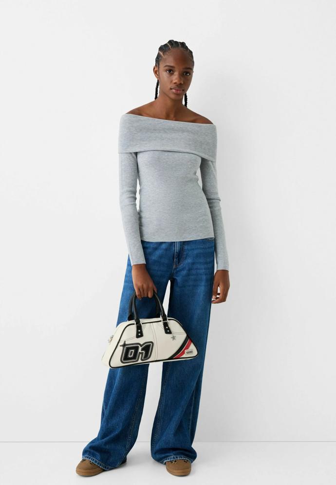 Bowling bag kabelka, Bershka, 849 Kč, prodává Zalando
Bowling bag kabelka, Bershka, 849 Kč, prodává Zalando