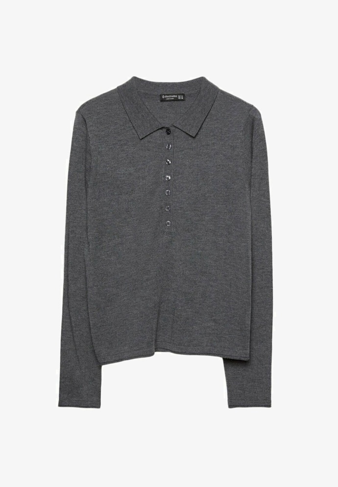 Top s dlouhým rukávem a knoflíčky, Stradivarius, 549 Kč
Top s dlouhým rukávem a knoflíčky, Stradivarius, 549 Kč