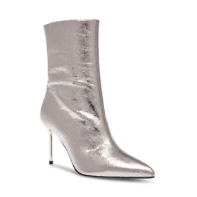 Stříbrné kotníčkové boty Steve Madden, 1595 Kč 
