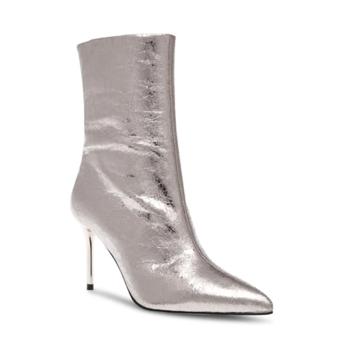 Stříbrné kotníčkové boty Steve Madden, 1595 Kč 
