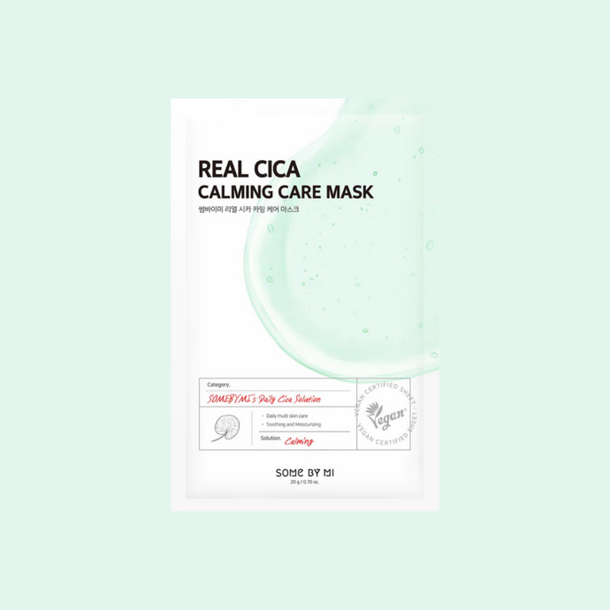 Zklidňující maska Real Care Mask #Cica Calming, Some By Mi, 59 Kč
