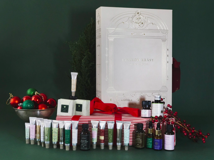 Adventní kalendář Lexikon krásy s pečujícími beauty produkty, Havlíkova apotéka, 2490 Kč
