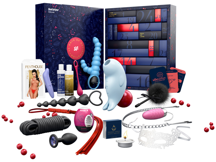 Adventní kalendář Satisfyer Deluxe, 2990 Kč, Koupíte na Yoo.cz
Adventní kalendář Satisfyer Deluxe, 2990 Kč, Koupíte na Yoo.cz