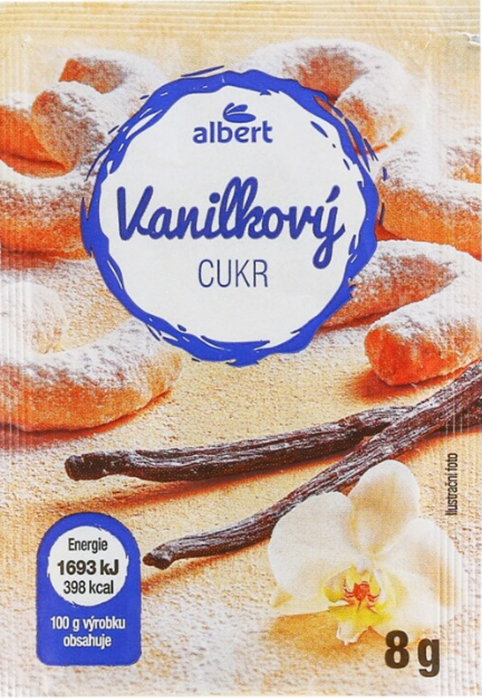Vanilkový cukr Albert, 8 g, 4,60 Kč
Vanilkový cukr Albert, 8 g, 4,60 Kč