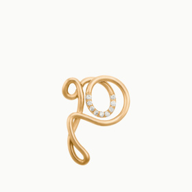 Zlatý náhrdelník s diamanty Alphajoaillerie Necklace, Charlotte Chesnais, 26000 Kč
