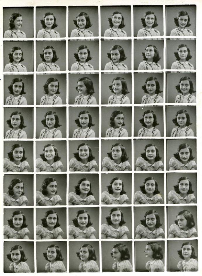 Anne Frank v roce 1939.
Anne Frank v roce 1939.