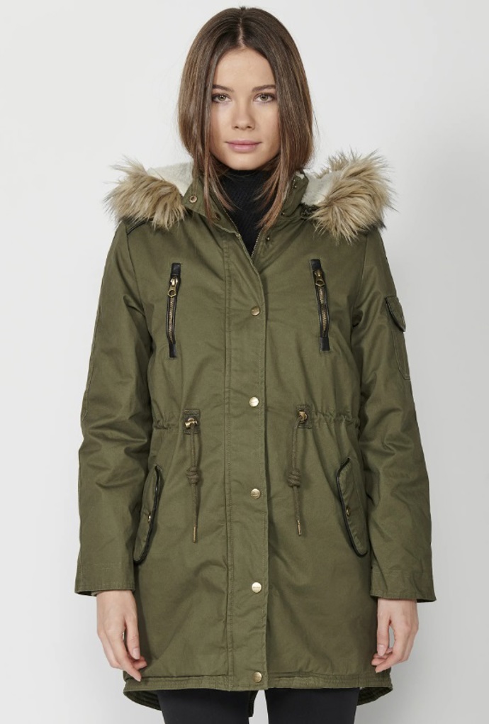 Khaki parka, Koroshi, 2 809 Kč
