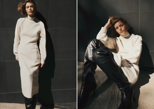 Pletené šaty, H&M, 768 Kč
