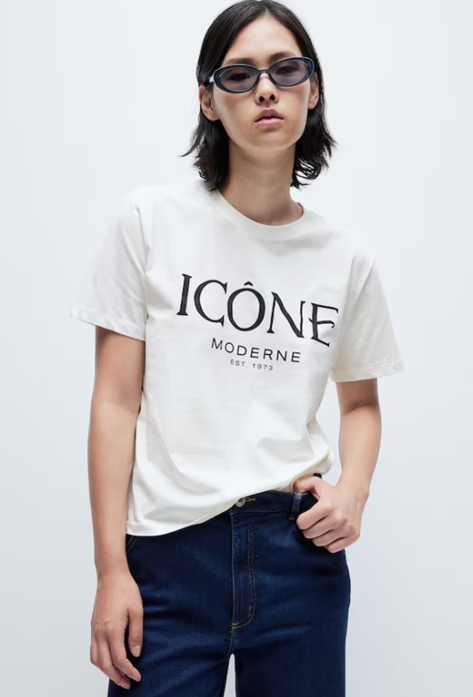 Tričko s potiskem, H&M, 309 Kč
