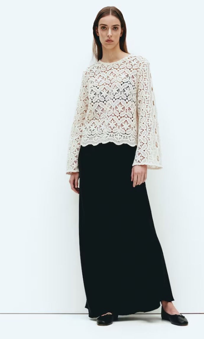 Krajková halenka, H&M, 549 Kč
