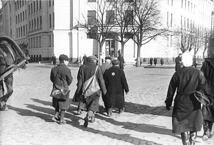Židovské ghetto v lotyšské Rize
