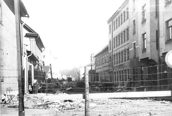 Židovské ghetto v lotyšské Rize
