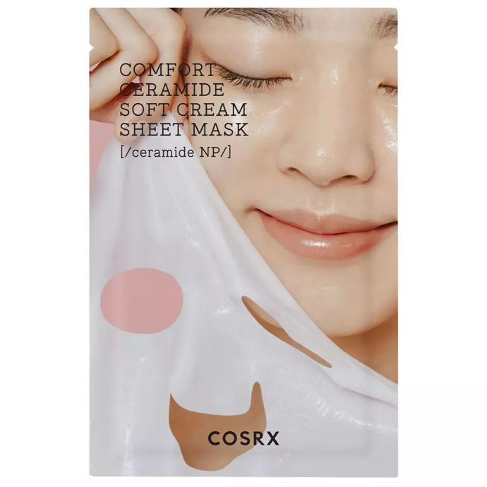 Plátýnková maska s ceramidy Balancium Comfort Ceramide Soft Cream Sheet Mask, Cosrx, 120 Kč
