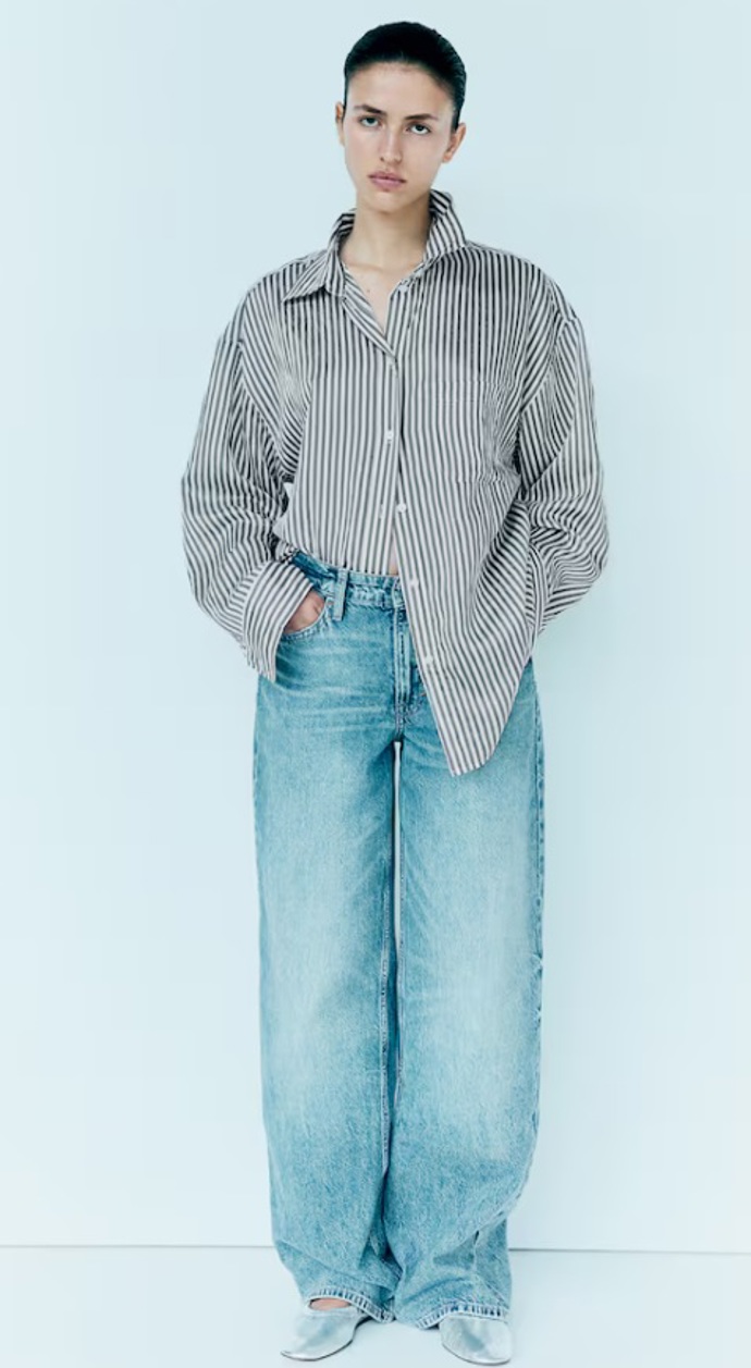 Oversized košile, H&M, 479 Kč
