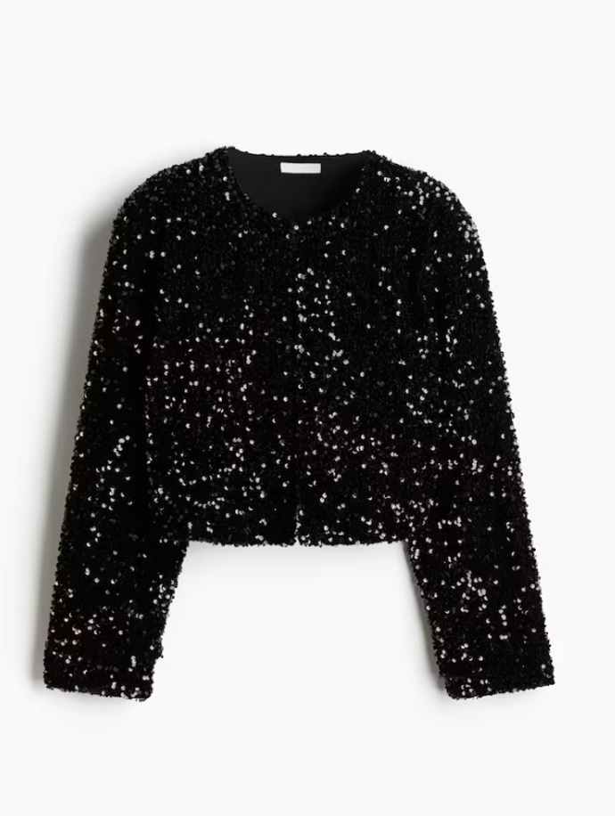 Flitrové sako, H&M, 959 Kč
