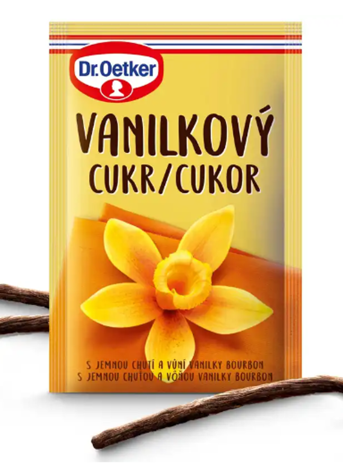 Vanilkový cukr Dr. Oetker, 8 g, 9,90 Kč
Vanilkový cukr Dr. Oetker, 8 g, 9,90 Kč