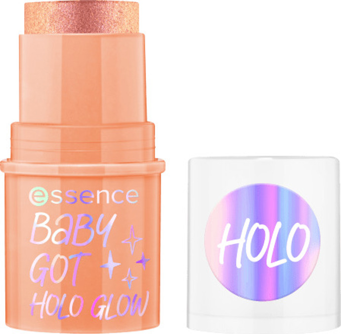 Rozjasňovač v tyčince BABY GOT HOLO GLOW 10 Holy Apricotly, Essence, 89 Kč
Rozjasňovač v tyčince BABY GOT HOLO GLOW 10 Holy Apricotly, Essence, 89 Kč