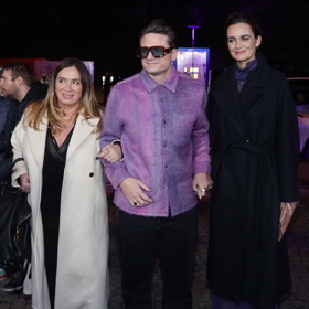 Ondřej Brzobohatý s manželkou Danielou 
