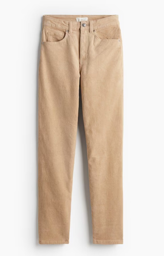 Manšestrové kalhoty, H&M, 719 Kč
