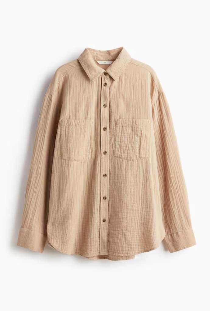 Bavlněná košile, H&M, 599 Kč
