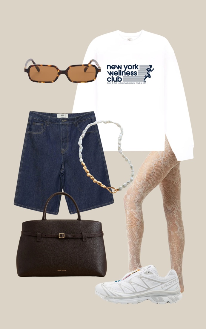 Její outfit doplněný o moderní trendy kousky. Každá Scandi girl by ho jistě schválila.
