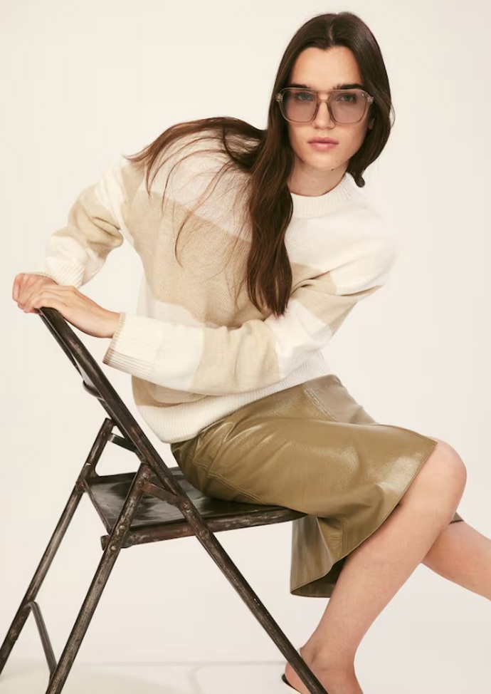 Svetr s širokými pruhy, H&M, 309 Kč
