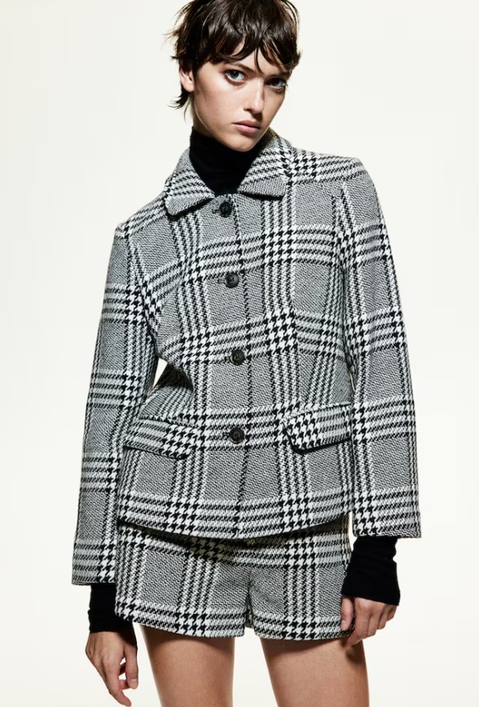 Sako se vzorem, H&M, 1 459 Kč
